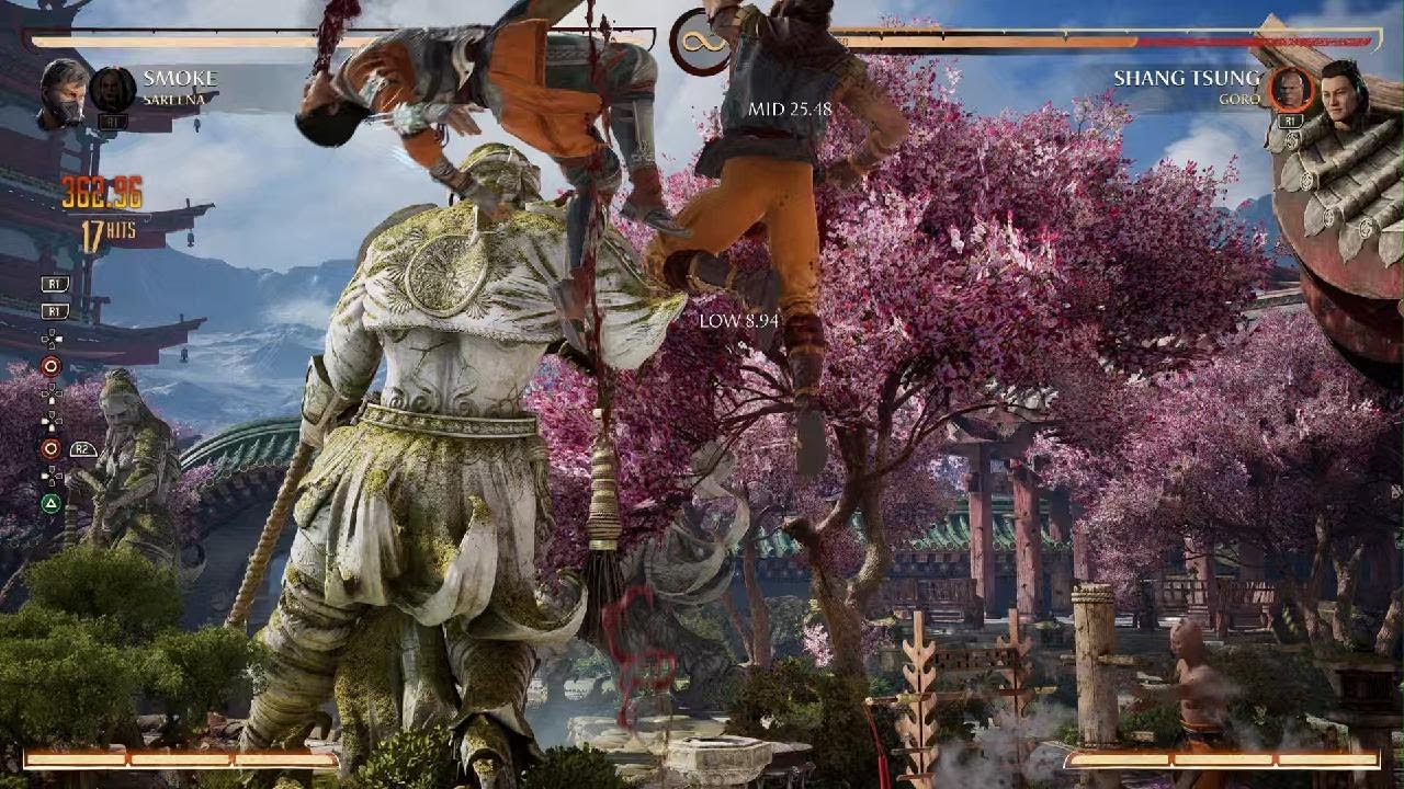 50% Smoke and Sareena Combo | Mortal Kombat 1