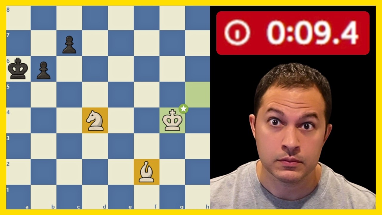 Knight + Bishop Checkmate With JUST 9 SECONDS!!
