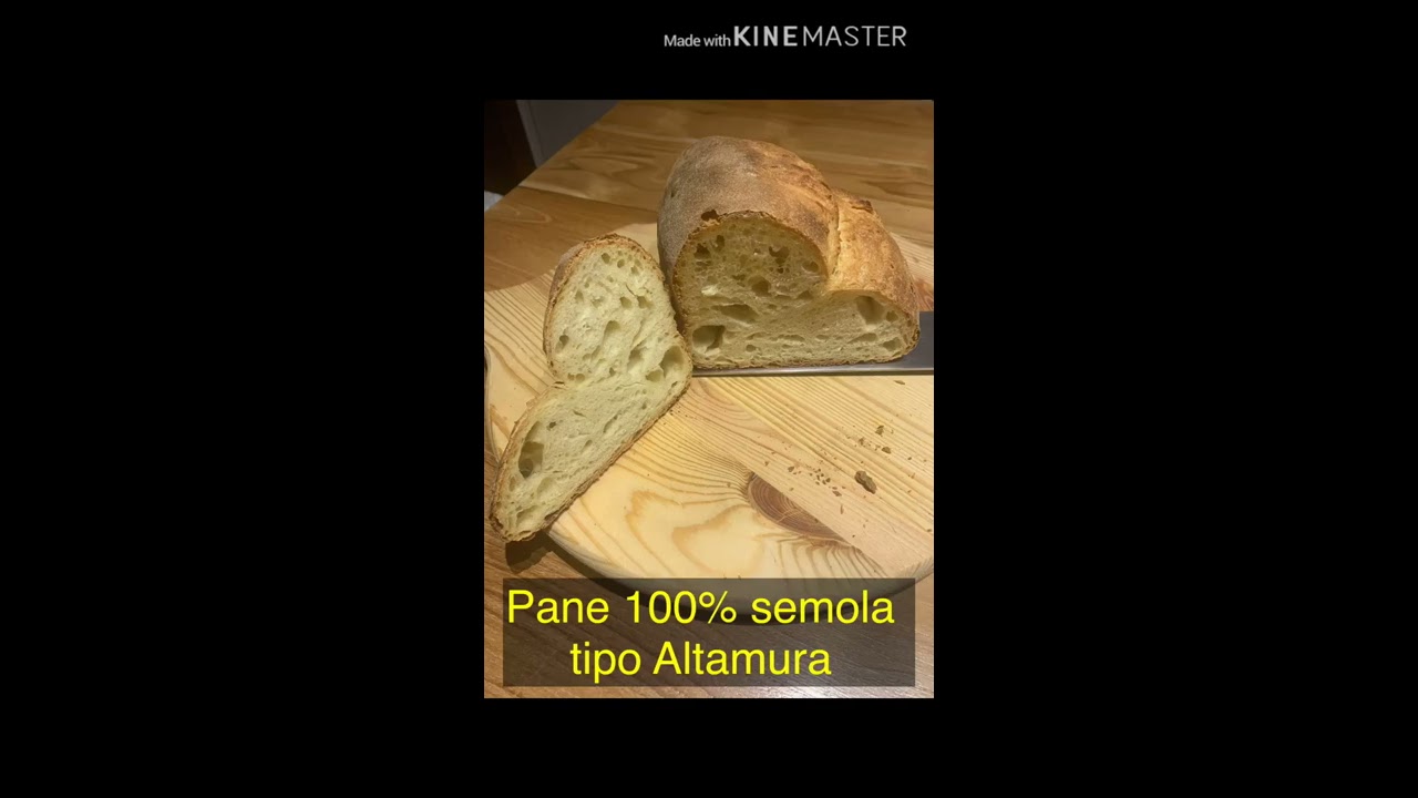 Pane tipo Altamura fatto in casa 100% semola rimacinata e lievito madre
