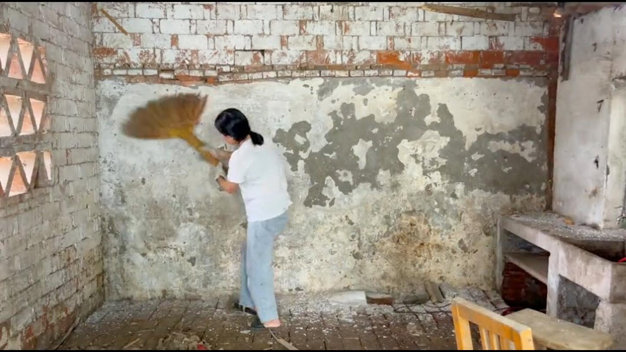 Awesome！A poor girl rented a shabby house for $50, renovated and cleaned it up