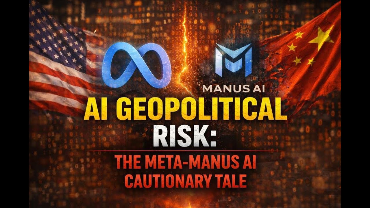 AI Vendor Risk Case Study. The Meta Manus Shock