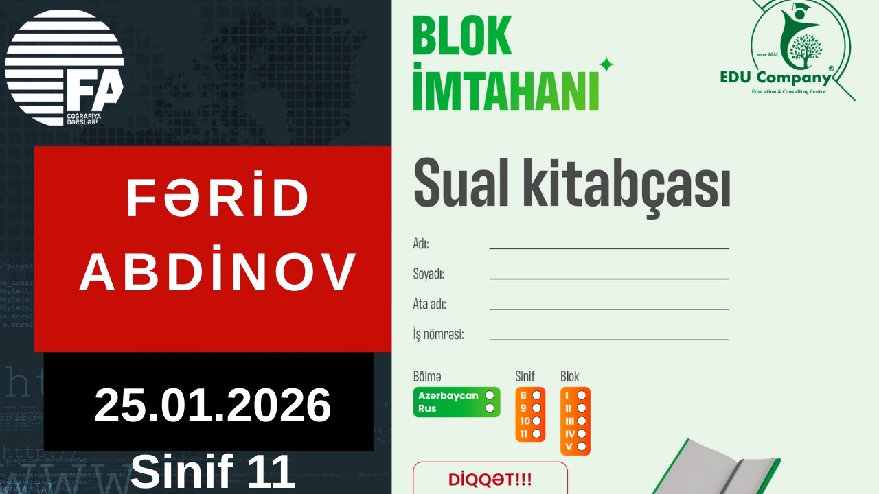 Edu Company. Blok_Sinif XI.   25.01.2026