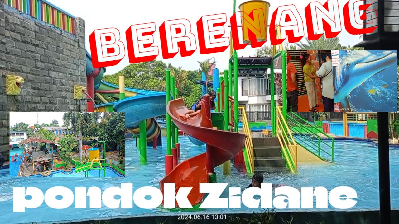 berenang di pondok Zidane sawangan Depok