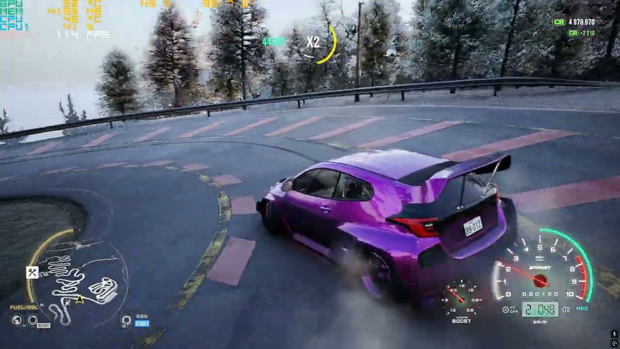 Carx Street PC峠ドリフト