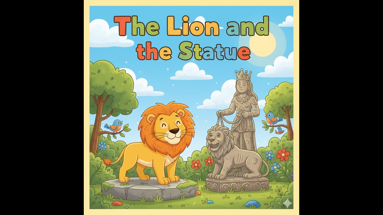 شیر اور انسان کی کہانی | The Lion and the Statue | Urdu Kids Story | Mery sitare