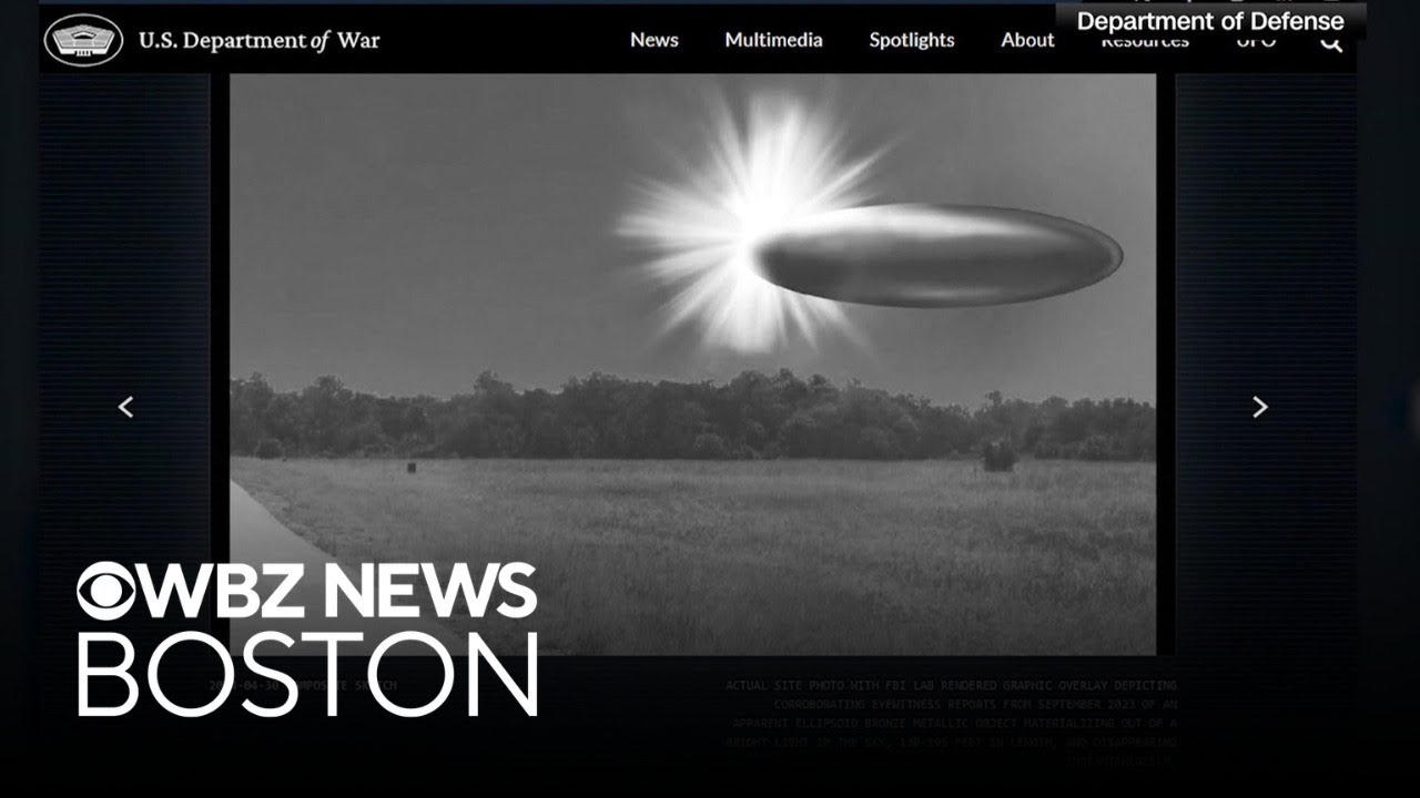 Pentagon releases photos, videos in UFO files