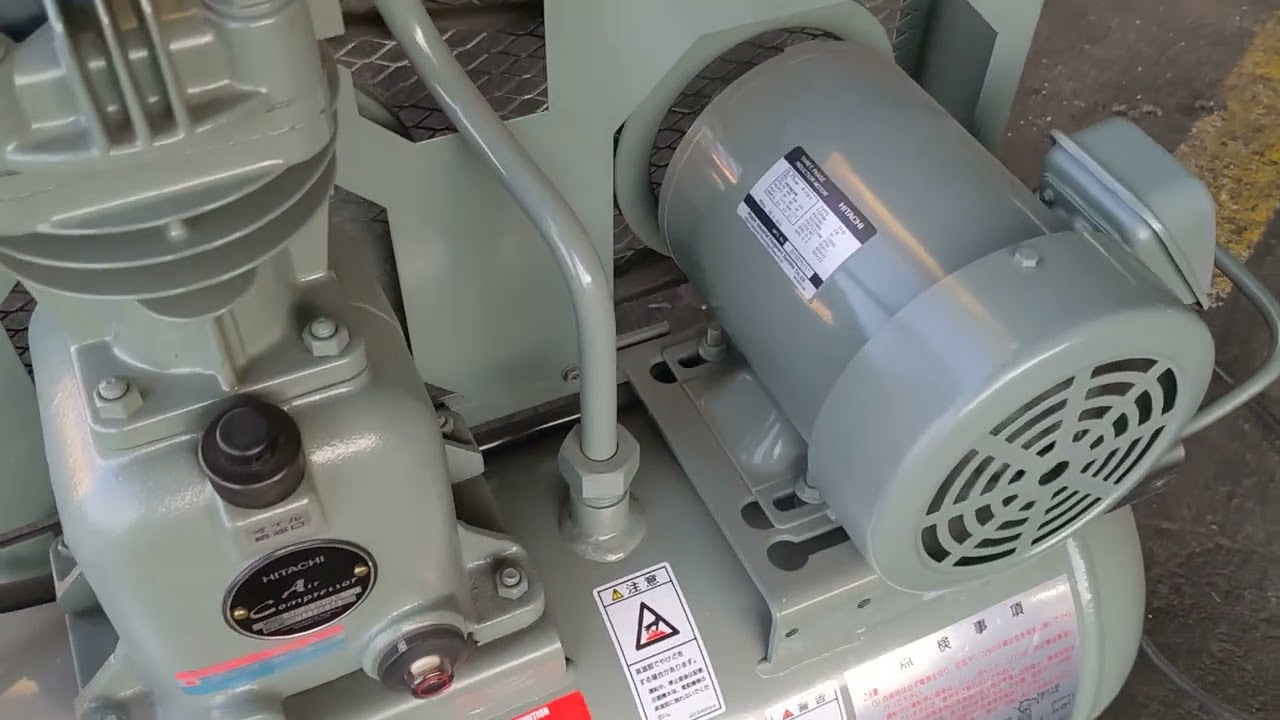 日立ベビコン　0.75P-9.5VD  0.75kw 50Hz　エアコンプレッサー