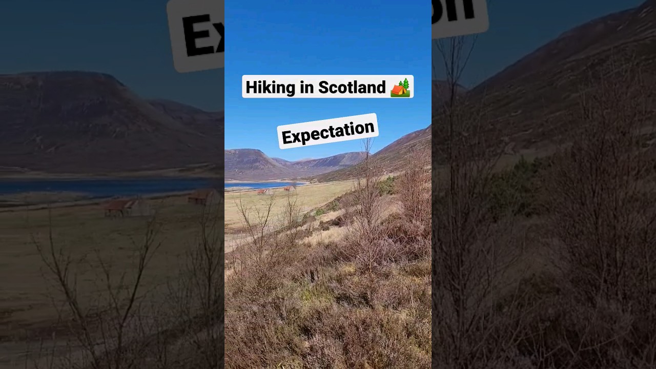What hiking in Scotland REALLY looks like a lot of the time! #scotland #hikinguk #backpacking