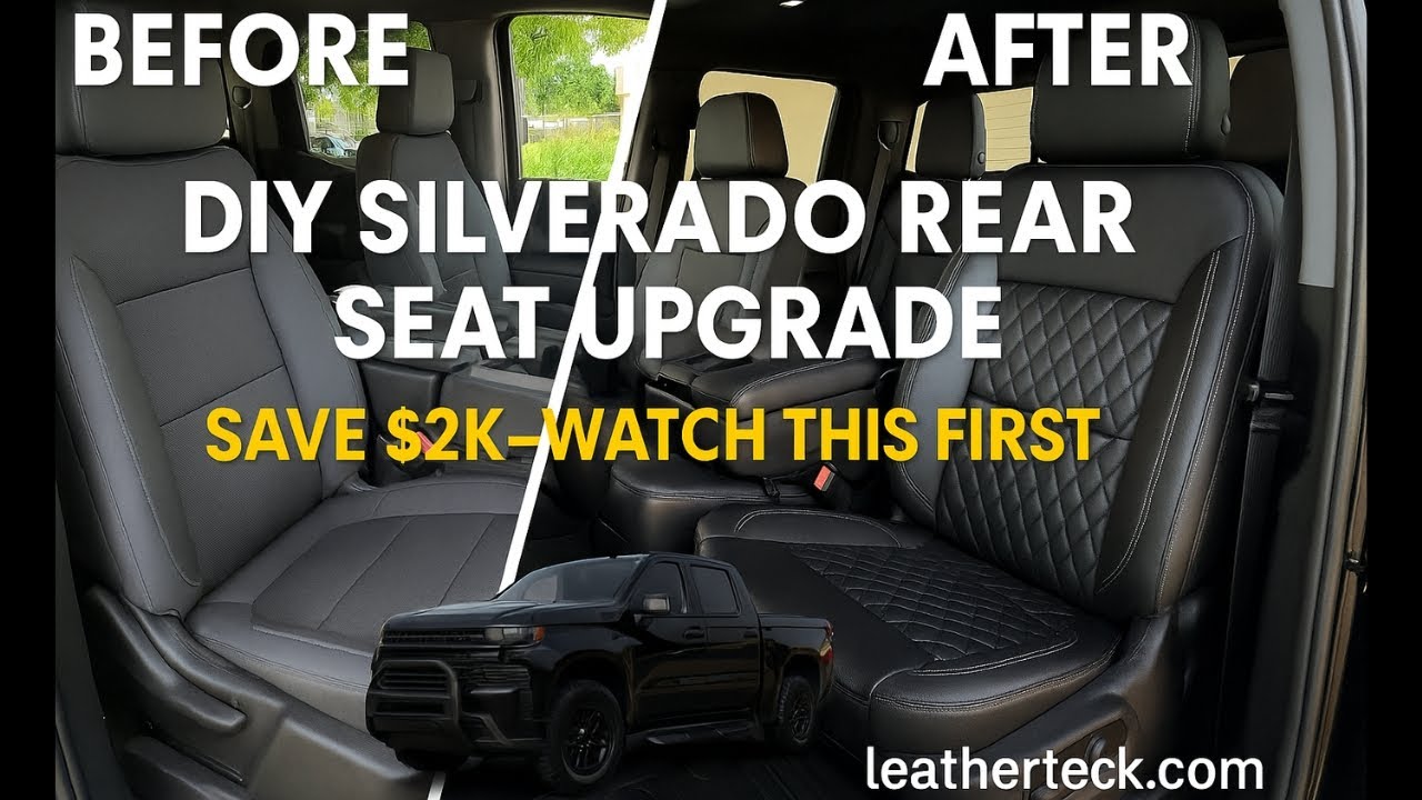 Transform Your Chevy Silverado: DIY Leather Seats for San Bernardino Heat (Easy Install!)