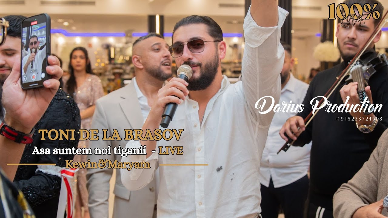 Toni de la Brasov - Asa suntem noi Tiganii - LIVE NOU 2025 - Nunta Kewin&Maryam