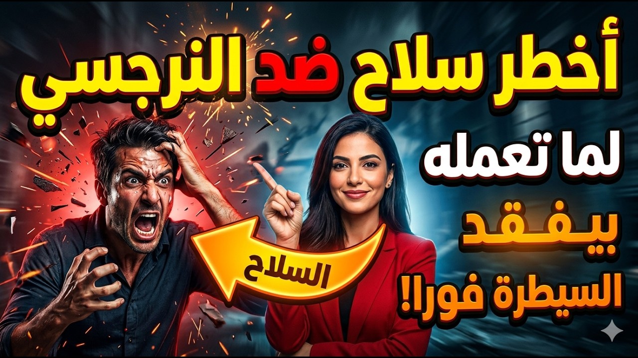 أخطر سلاح ضد النرجسي لما تعمله بيفقد السيطرة فورًا