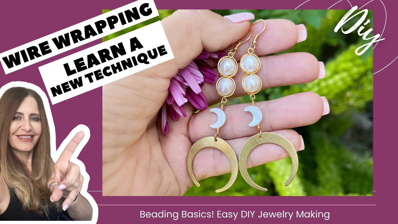 Jewelry Making Tips, Tricks, and Hacks! From Beginner to Advanced - Create Wire Wrapped Earrings.