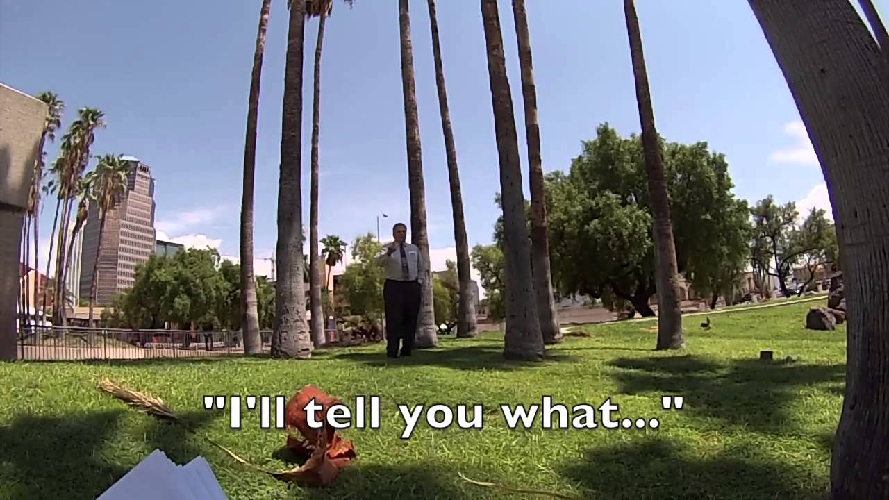 A JW turns violent and gets arrested