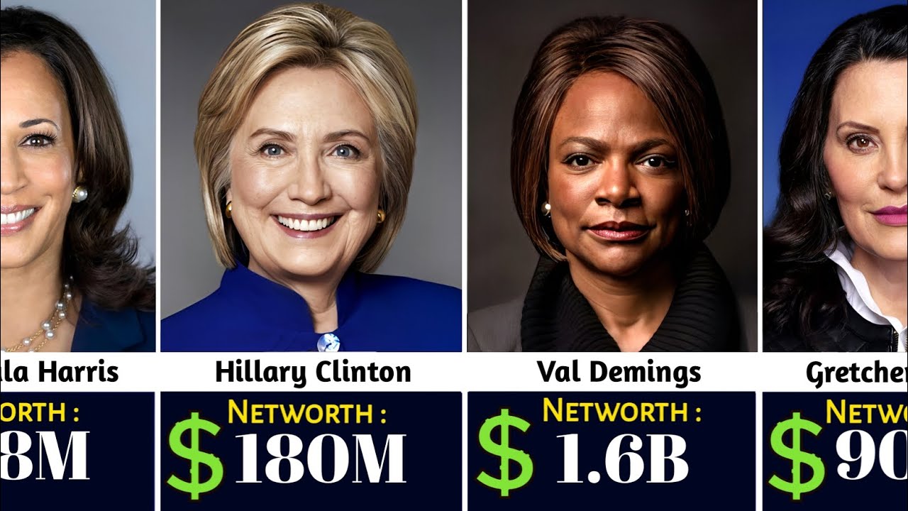 Richest American Woman Politicians & Their Networth 🤑