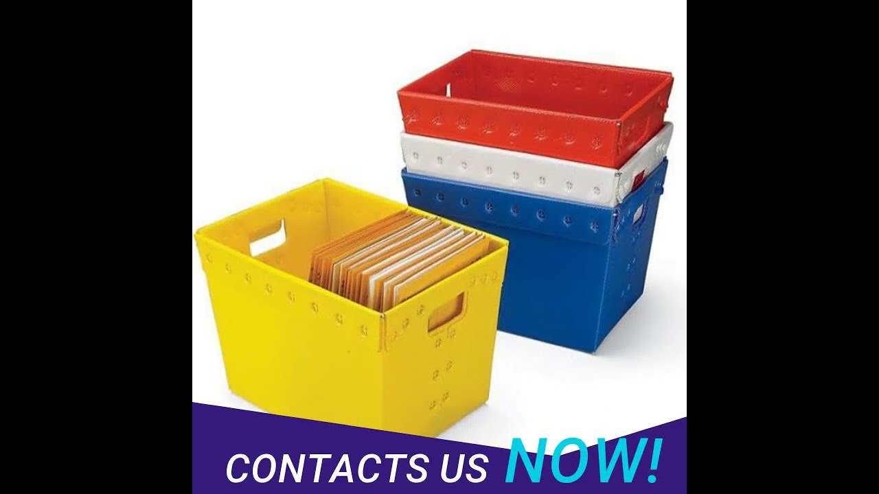 Custom Various Corrugated Plastic Totes/Trays