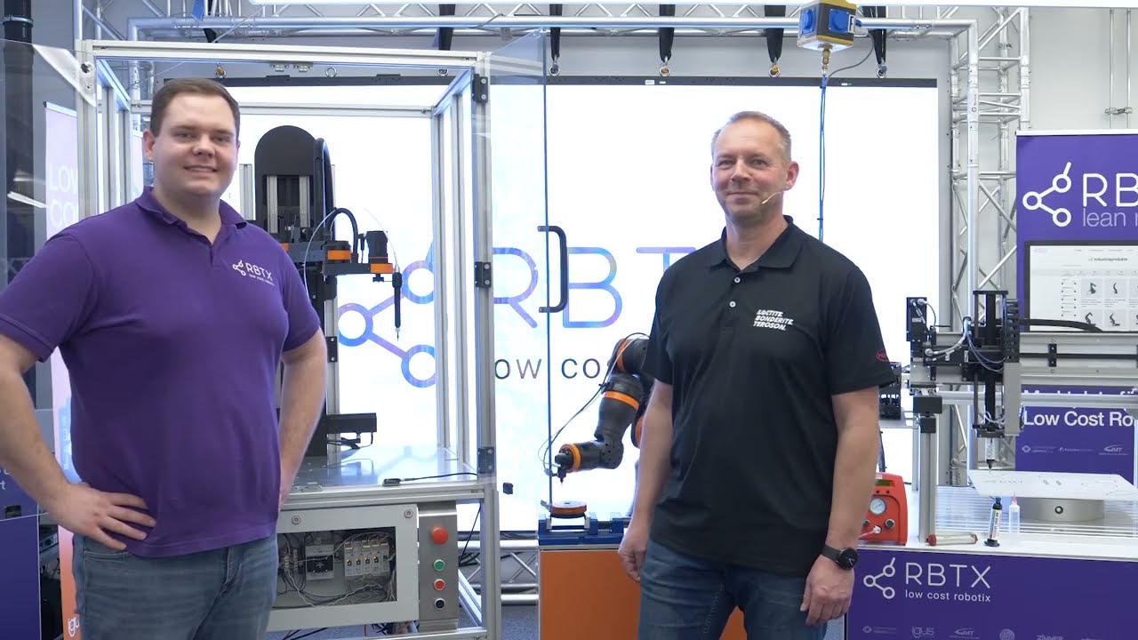 Automatisches Kleben mit einem Roboter