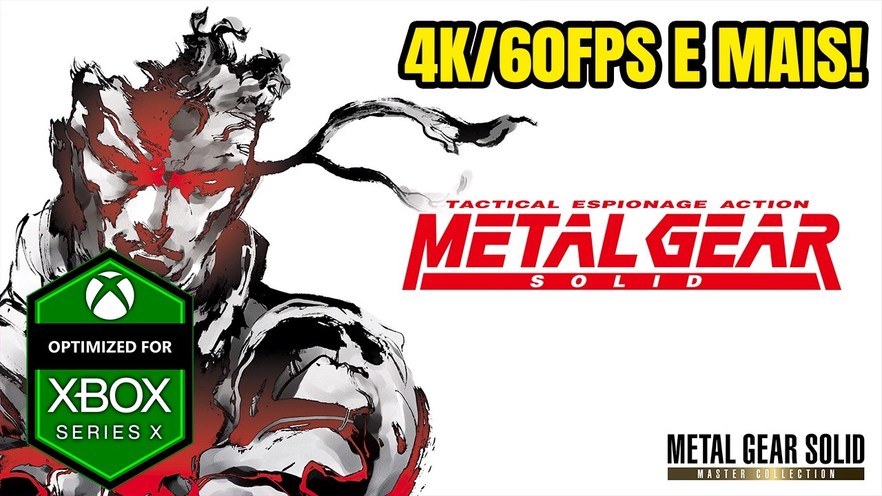 Metal Gear Solid Master Collection 60FPS + 4K? Entenda o Patch!