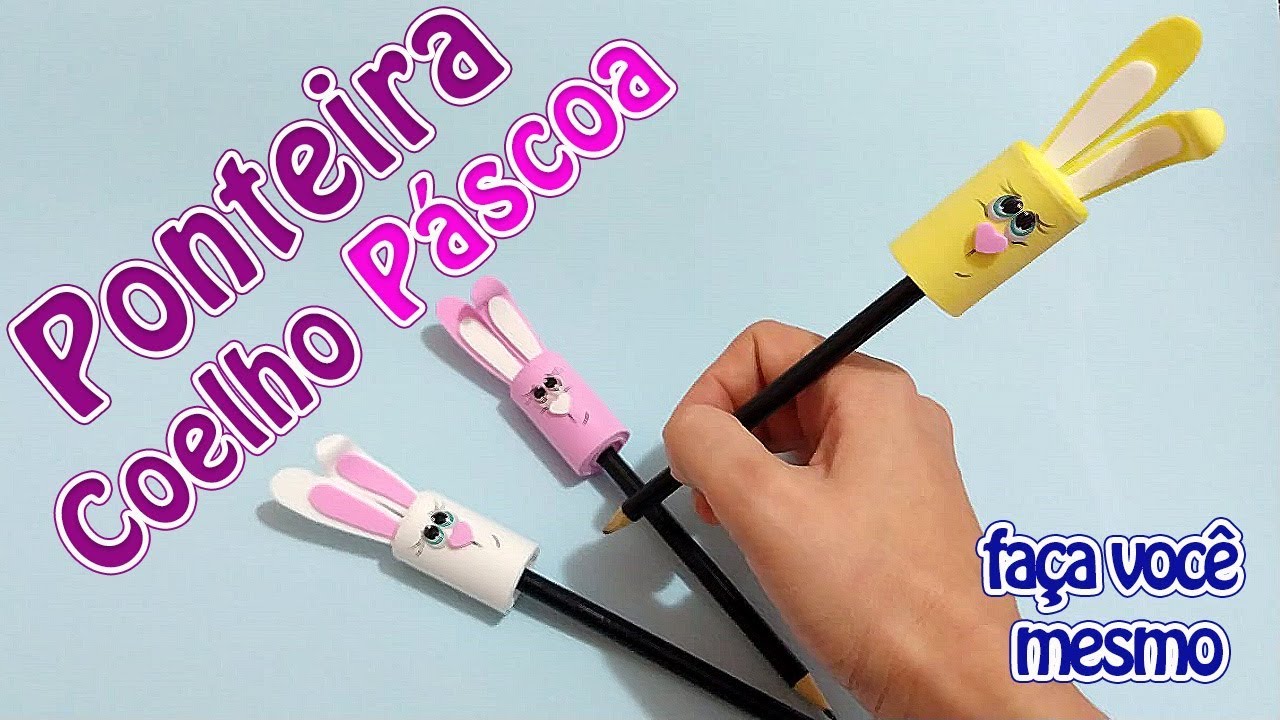 Ponteira Coelho Páscoa | Criatividades da Dê