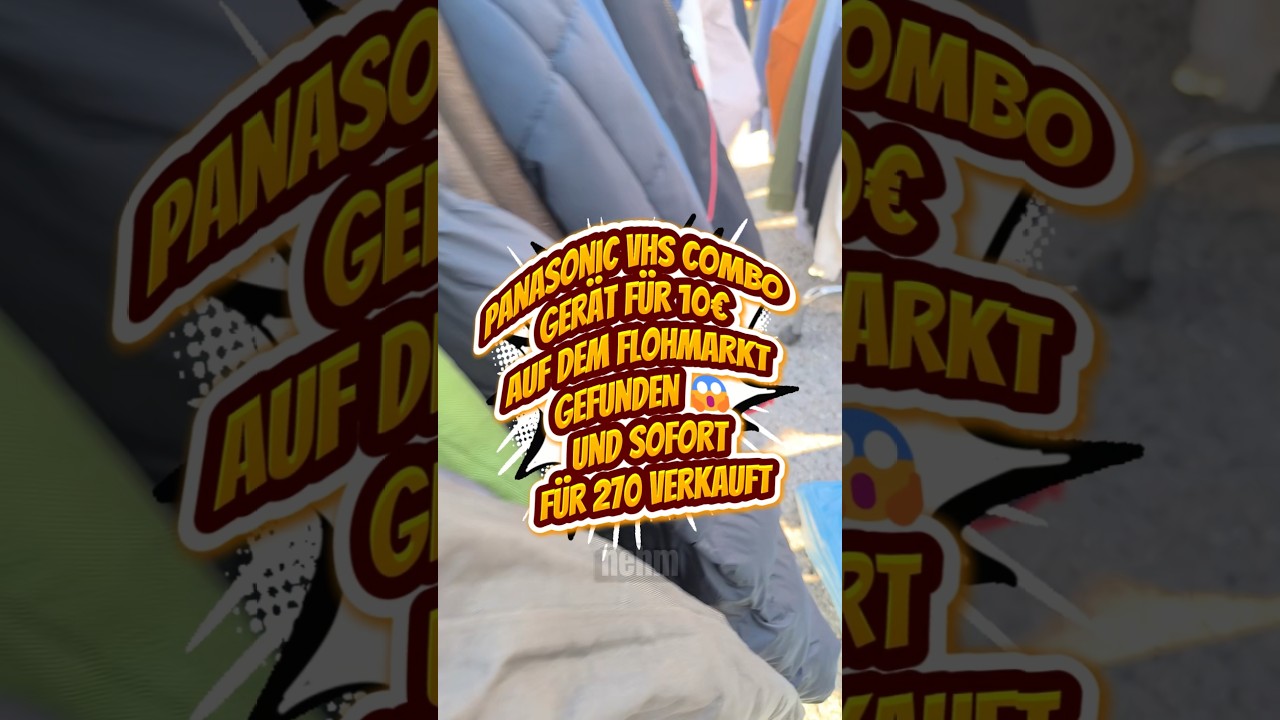 🔥 Vom 10&euro; Flohmarkt-Fund zum 270&euro;-Flip in Rekordzeit! 💸📼