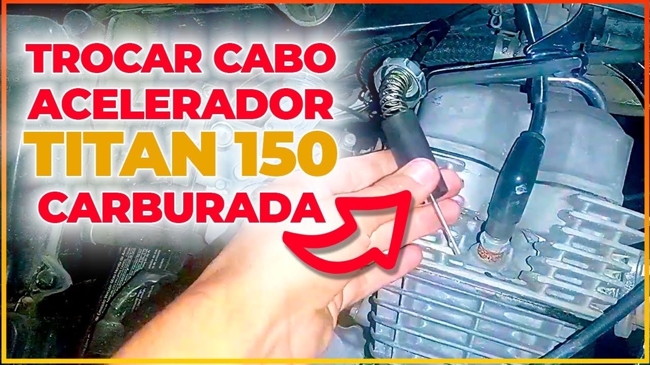 Como Trocar o Cabo Do Acelerador da Titan 150 Carburada Aprenda o Passo-a-Passo - Jukinha Motos