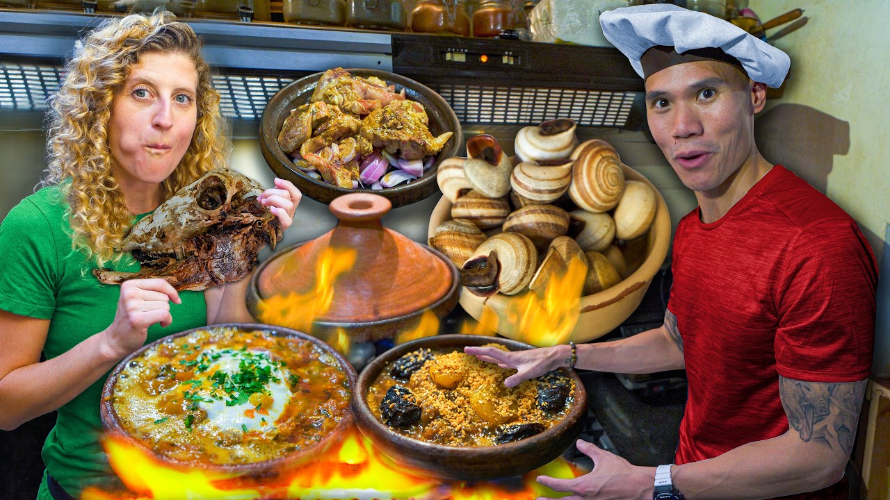 72 HOUR Moroccan Food Tour in Fes, Morocco! BEST Moroccan Street Food in Fez from Tagine to Pastilla