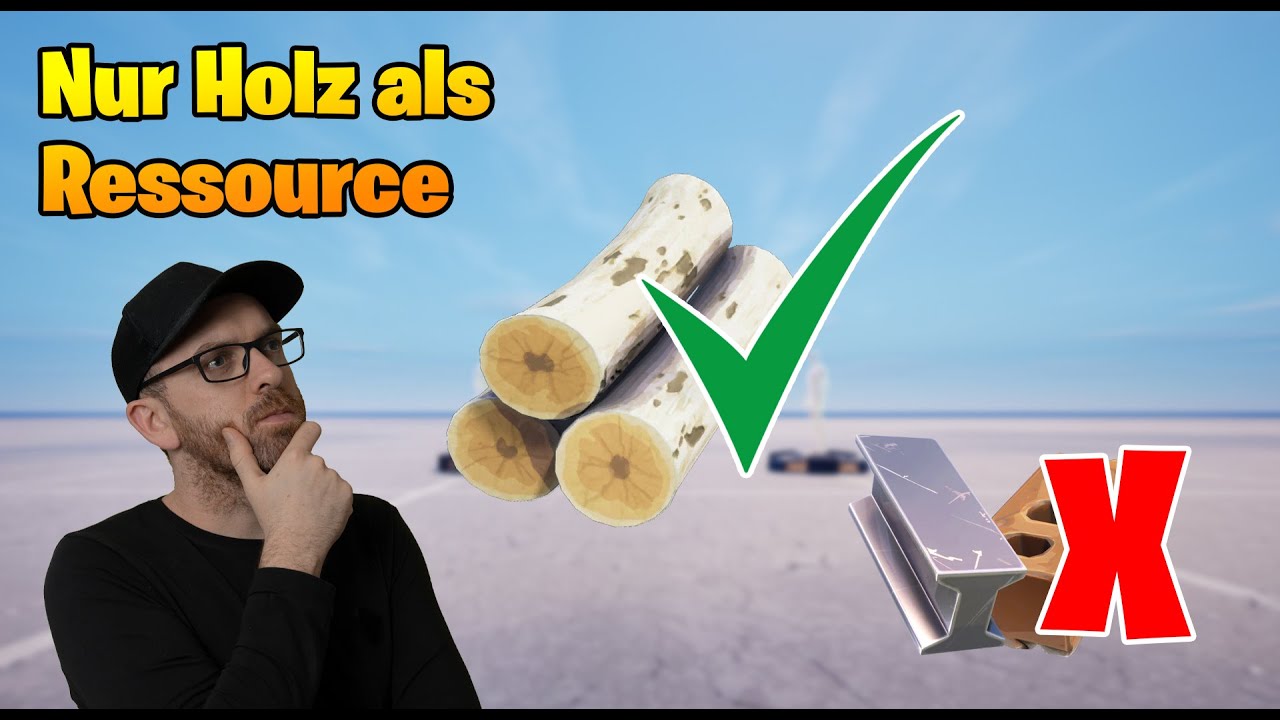 Nur mit Holz bauen in UEFN - Tutorial