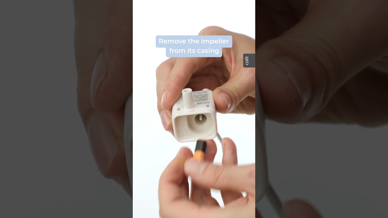 Catit - PIXI (Smart) Fountain Pump - cleaning video