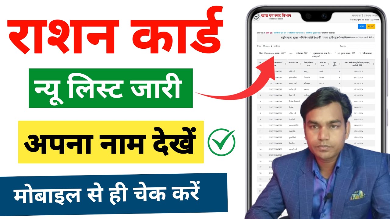 How to get Uttar Pradesh Ration Card List | How to get UP Ration Card List | Ration Card New List