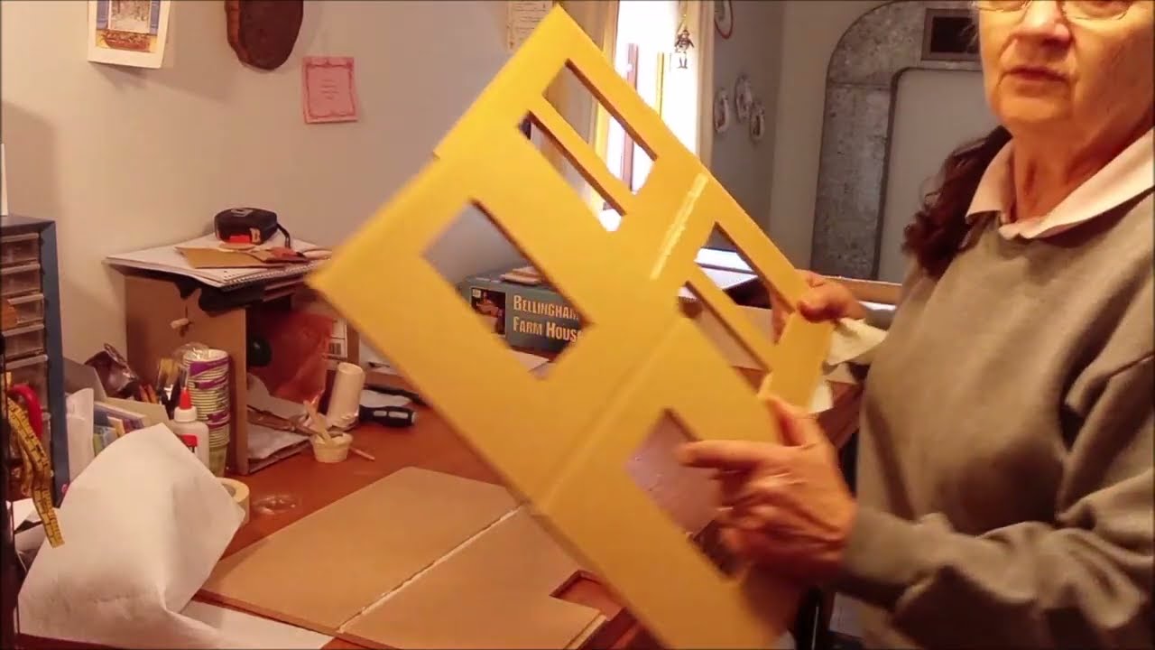 The dollhouse exterior walls are going up!  Part Six