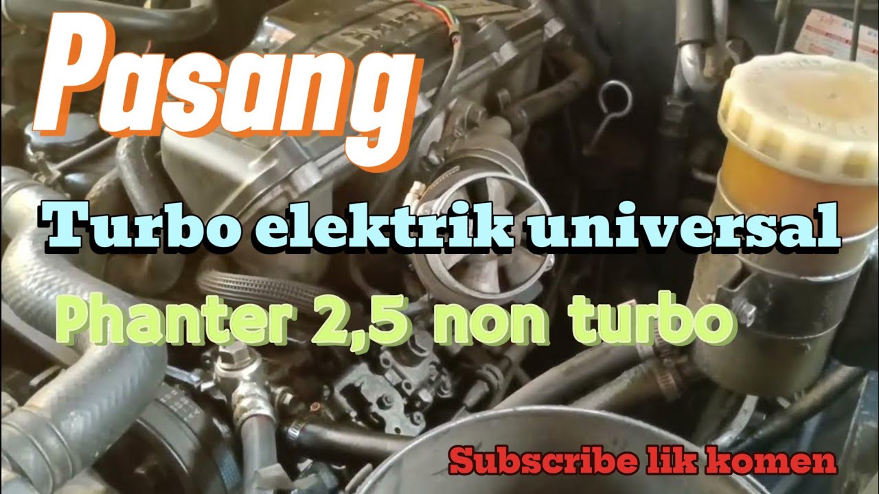 Pasang turbo elektrik universal