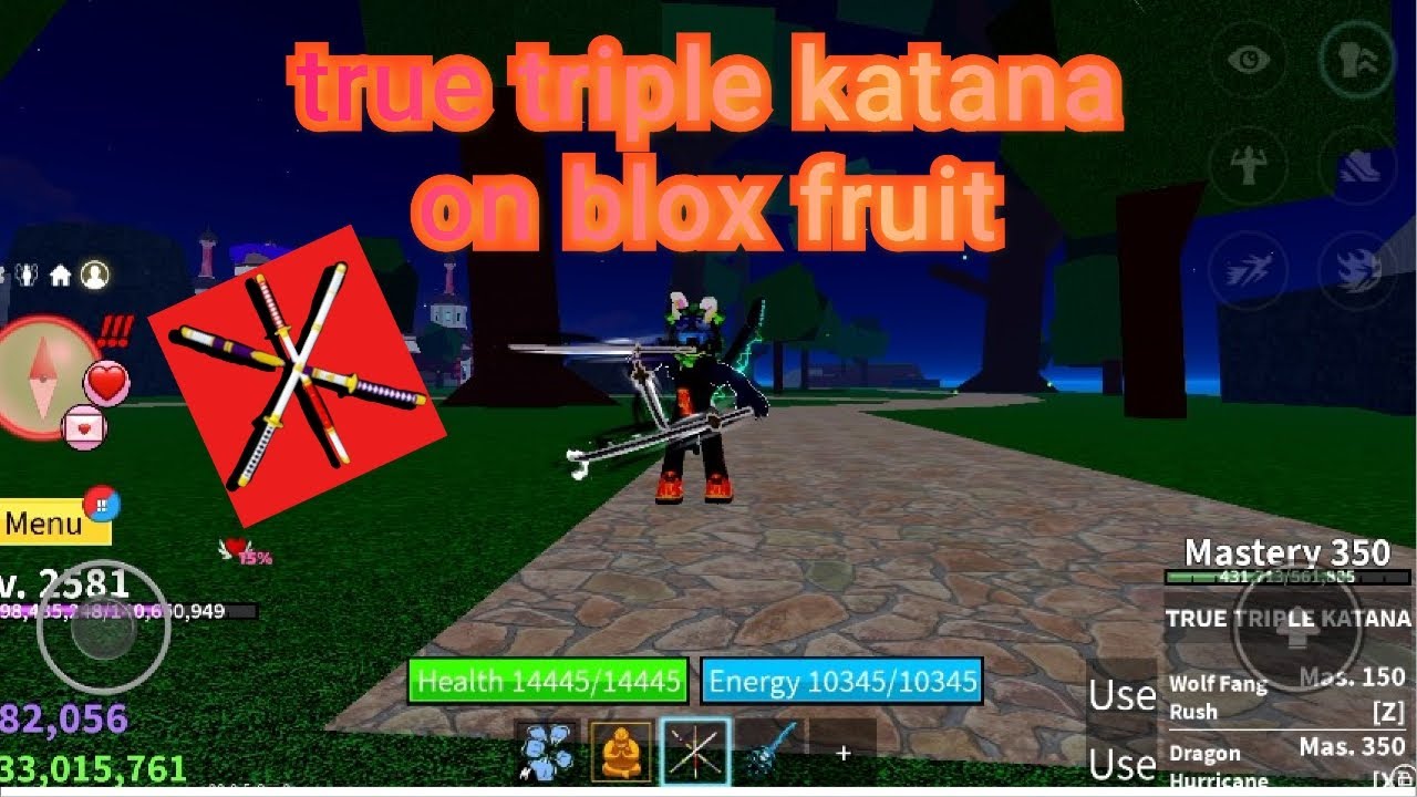 The true triple katana on blox fruit... Is this op?