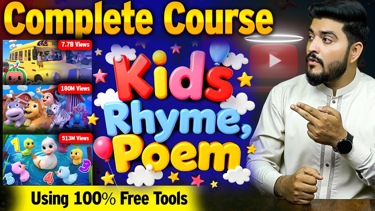 How to Make Kids Rhyme Videos | How to Make Kids Poem Videos | How to Make Kids Songs Videos
