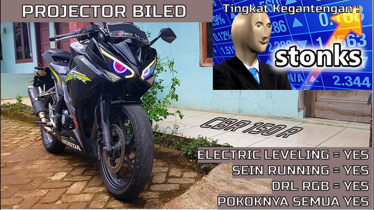 Cara Pasang Projector Bi-LED Di Honda CBR 150 FACELIFT || Projie BiLED CBR 150 R