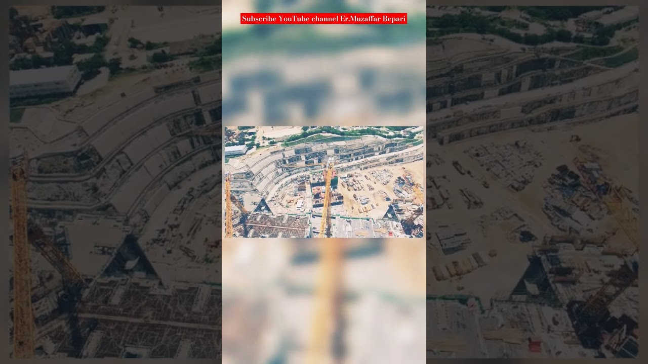 Large Scale Construction Aerial view #construction #aerialvideo