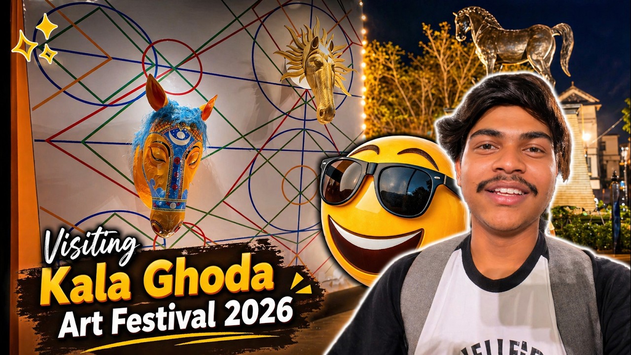 काळा घोडा Art Festivel /Visiting Kala Ghoda Art Festival 2026  #vlogs #marathivlog #dailyvlog