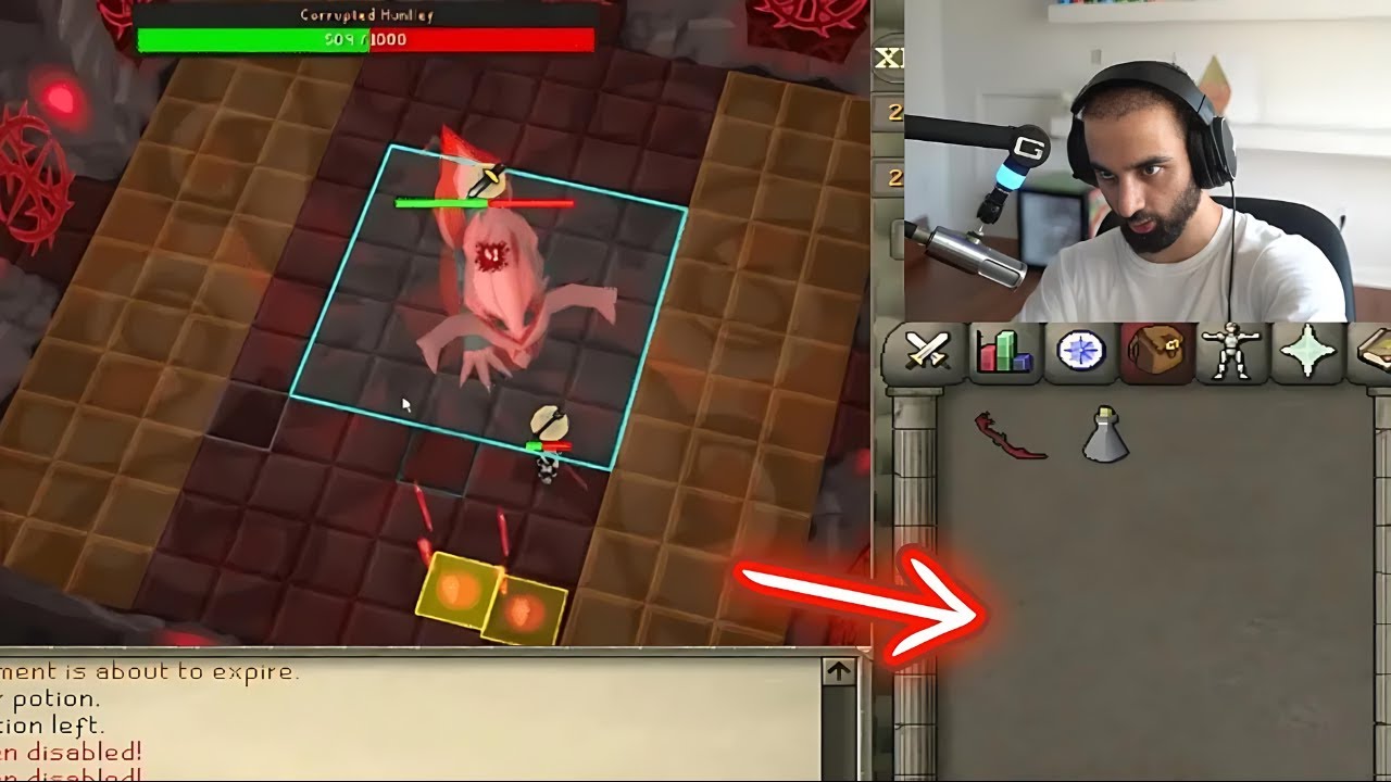 Odablock gets a Hunllef kill without food