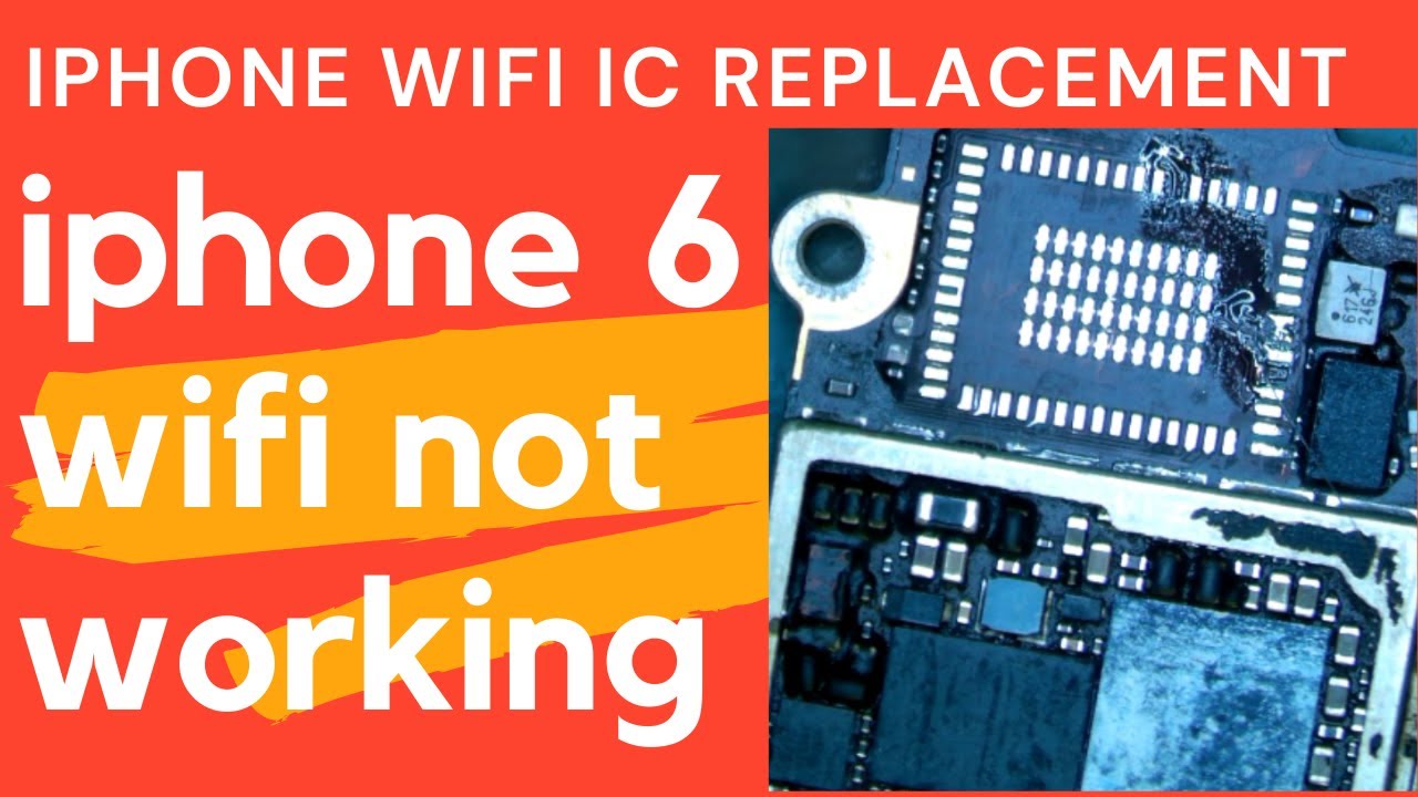 How To Fix Wifi Issue In Iphone 6 //  Iphone 6 Wifi Ic