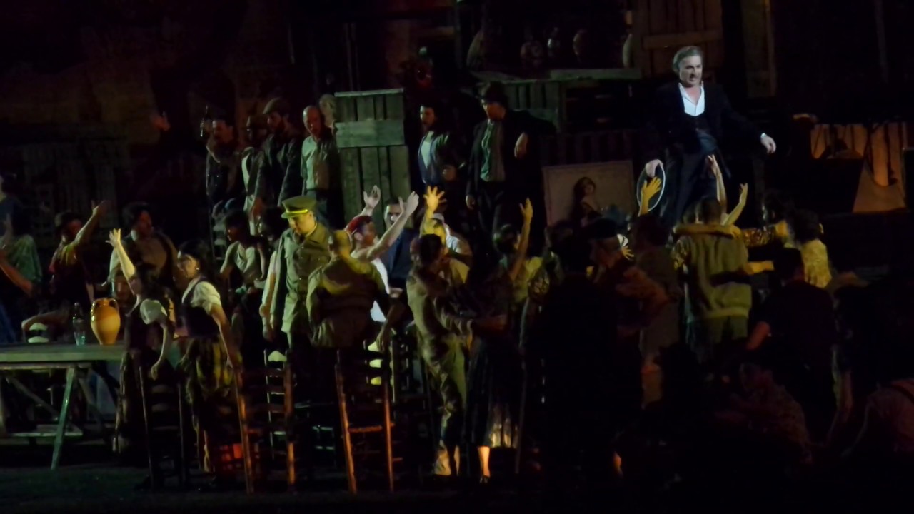 Carmen music Bizet regia Hugo de Ana conductor Daniel Oren & Arena Orchestra