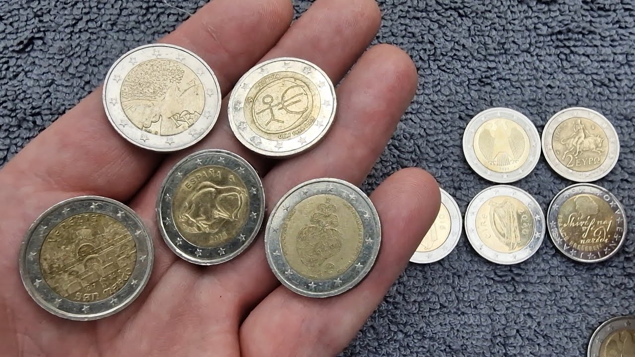 1000€ Hunt 2 euro's, RARE! Collectable coins.