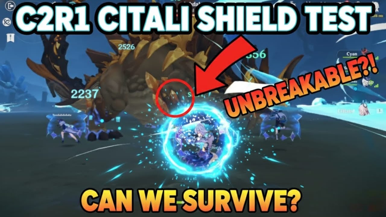 C2R1 Citlali Shield Is Actually Insane… | Genshin impact | Potato Gamer 