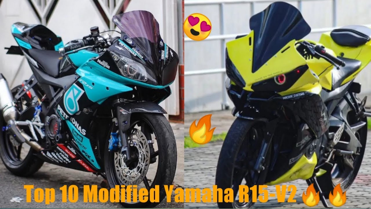 Top 10 Modified Yamaha R15 V2🔥🔥🔥