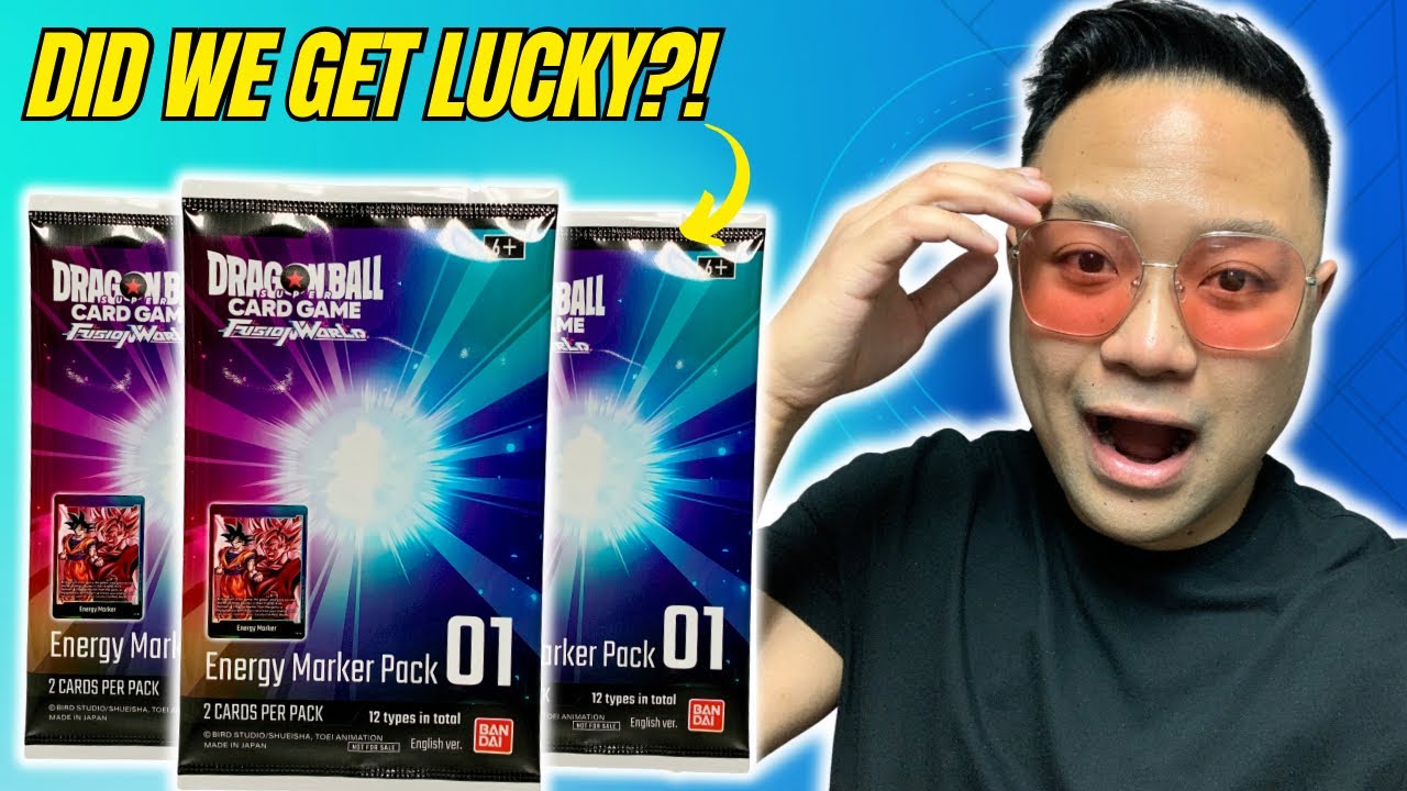 Let's Try Our Luck! Dragon Ball Super Fusion World Energy Marker Packs Opening!