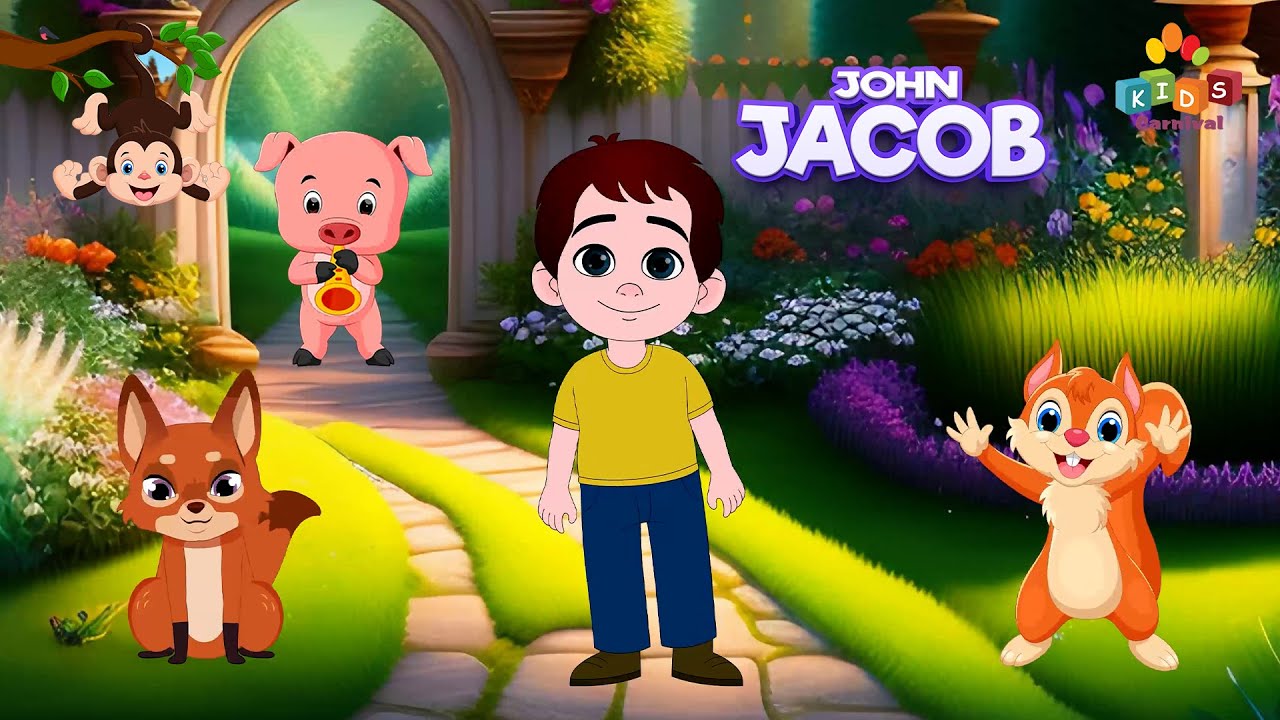 John Jacob Jingleheimer Schmidt | Funmelon Nursery Rhymes & Kids Songs I Kids Videos For Kids