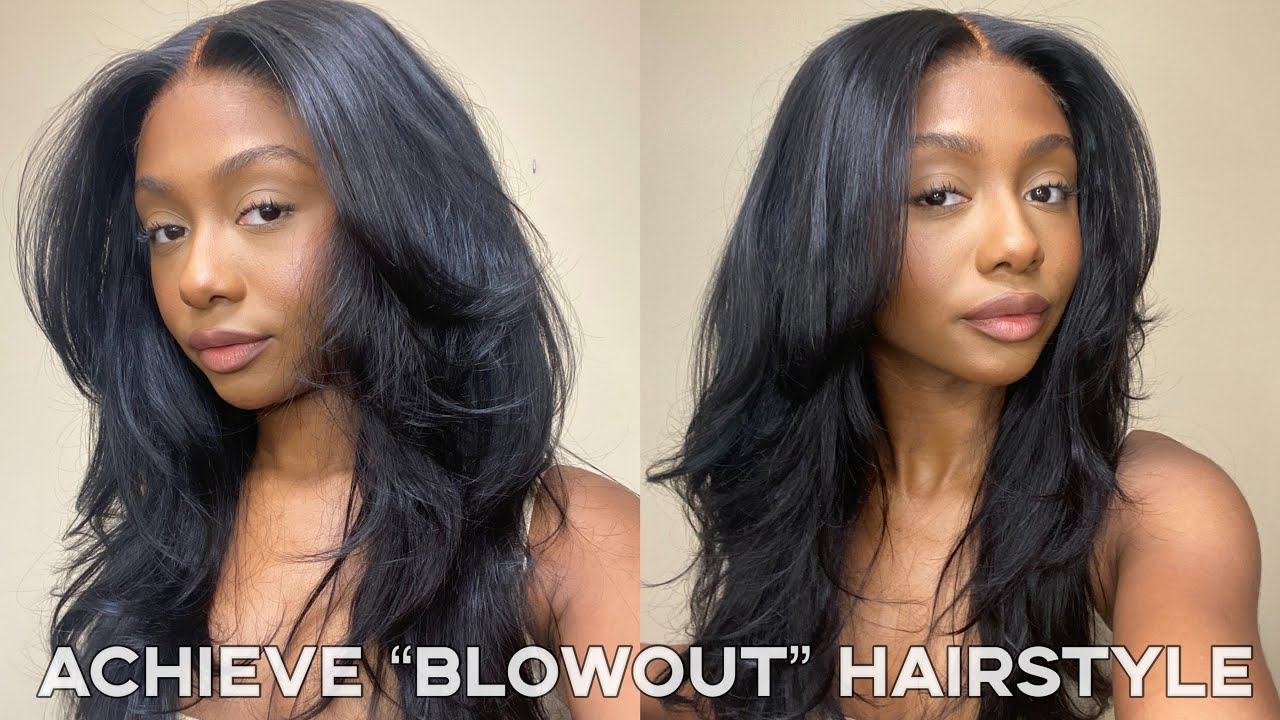 ACHIEVE THE “BLOWOUT LOOK” ON A WIG | Beginner Friendly 5x5 Closure Wig Install | Ft. Asteria Hair