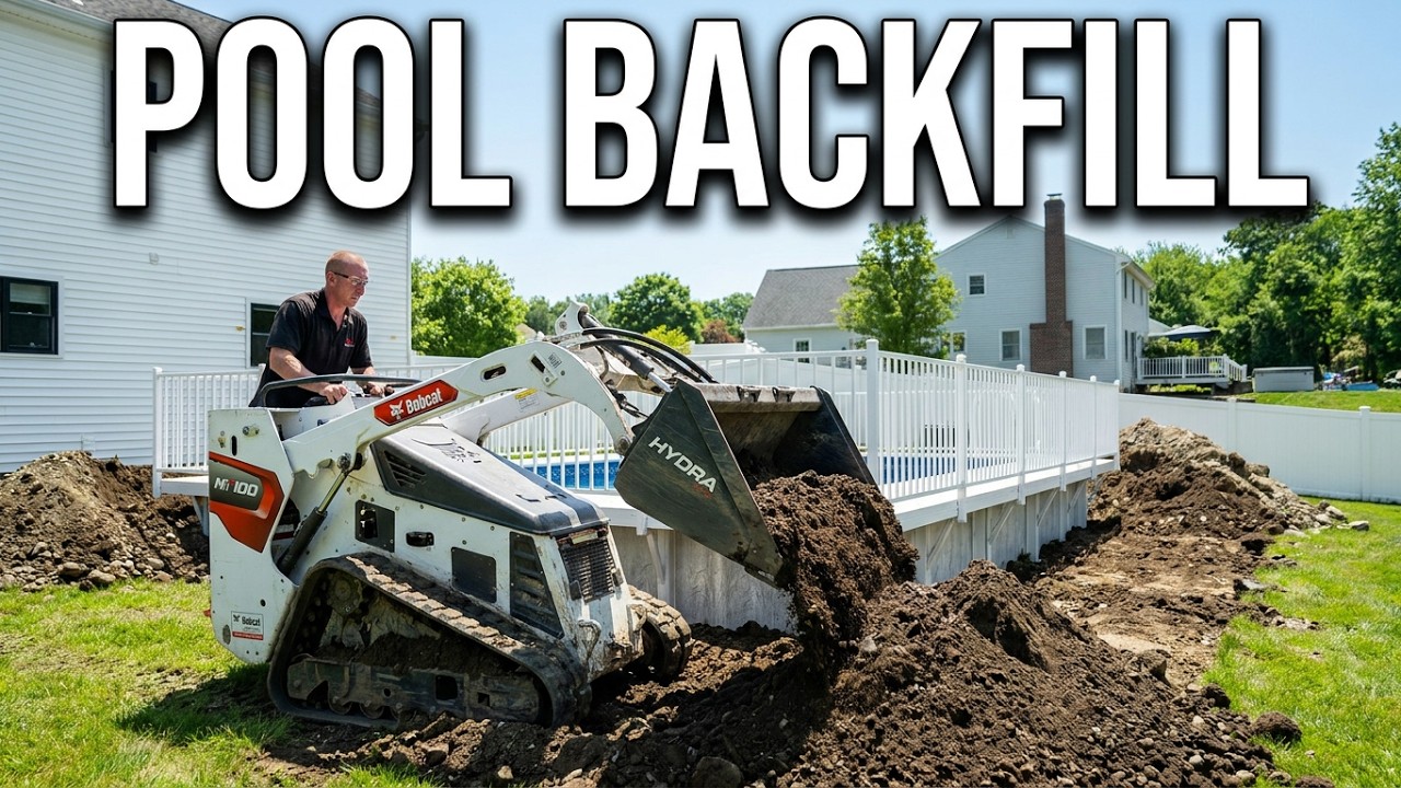 Backfilling A Kayak Pool With Chris The Pool Guy