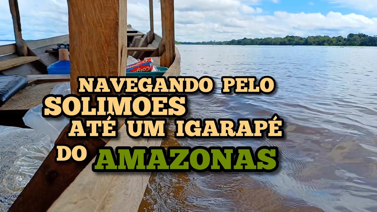 PARTE 1/2 - INDO  VERIFICAR  UM  LAGO  DO  AMAZONAS  chegada no igarapé que da acesso ao lago