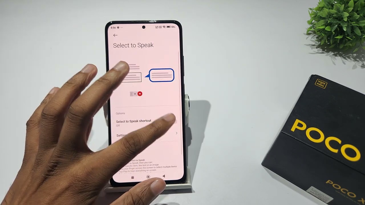 how to fix select to speak problem in poco x6 , x6 pro | poco x6 neo me select to speak kaise lagaye