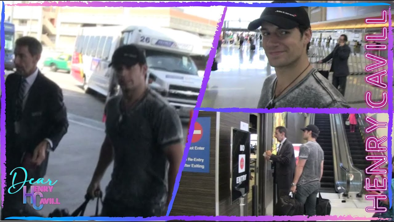 Henry Cavill❤️Airport LAX in Los Angeles