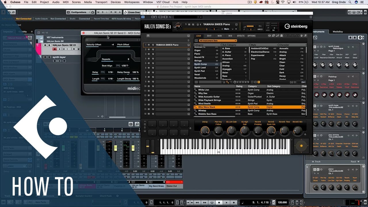 How to Layer Sounds on a MIDI Track in Cubase | Q&A with Greg Ondo