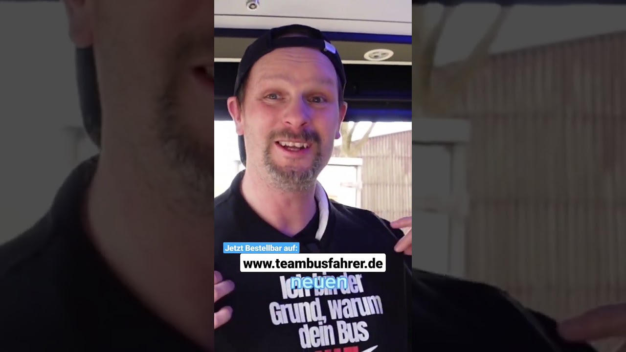 Entdecke meine neuen Merch-Artikel! | TeamBusfahrer.de #&ouml;pnv #herrbusfahrer
